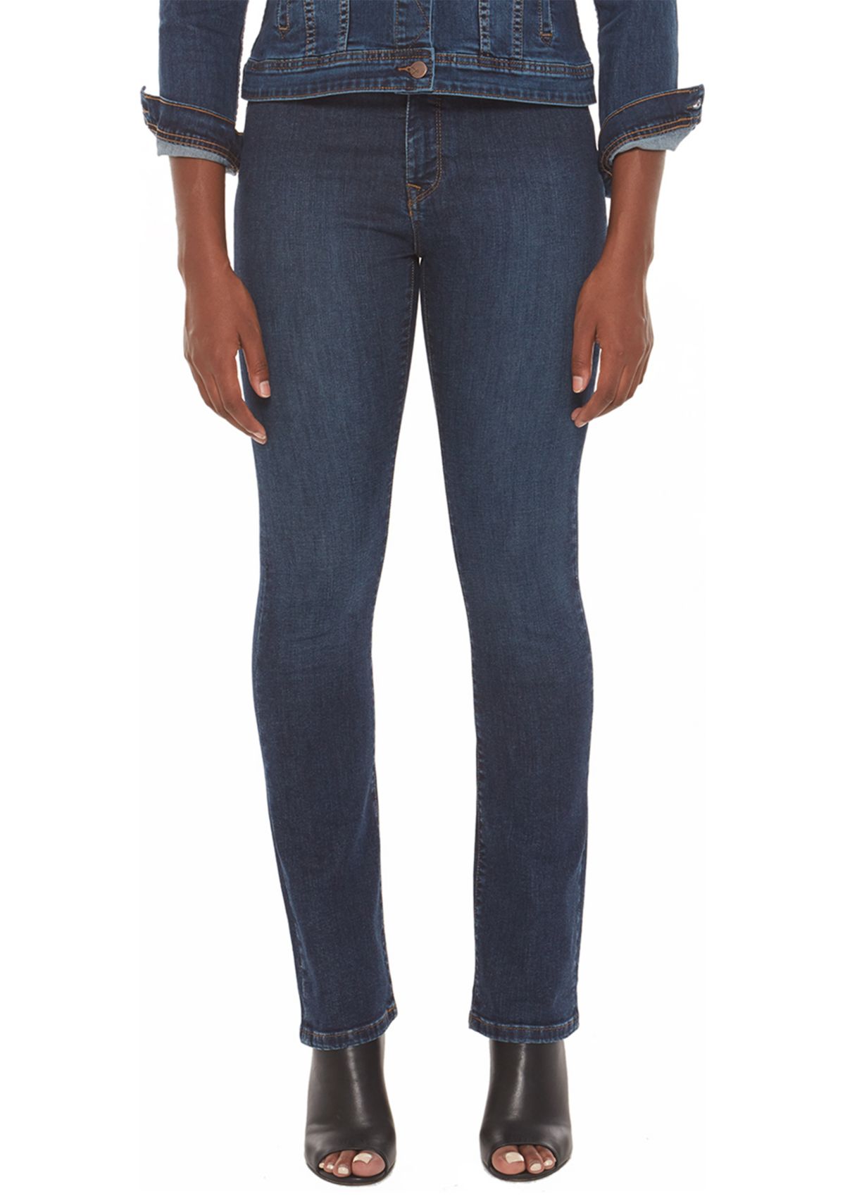 Mid-Rise Straight Jeans - Kristine