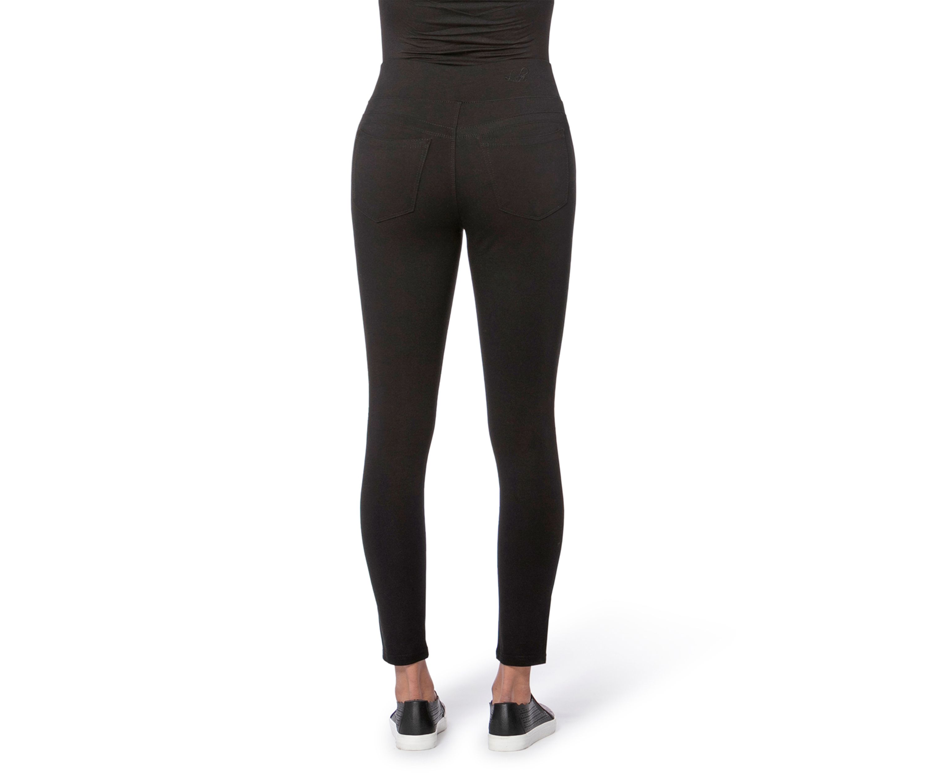 Mid Rise Pull On Skinny Jean Ankle Pants - Anna