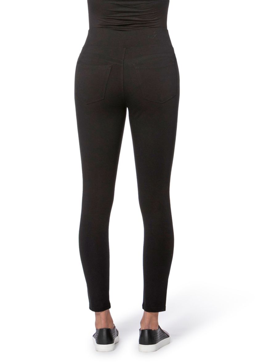 Mid Rise Pull On Skinny Jean Ankle Pants - Anna