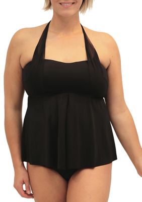 Fit 4 U Plus Size Convertible Molded Bra Swim Top Belk