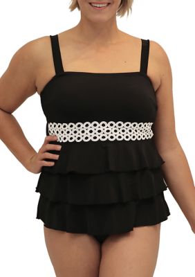 bandeau swim top