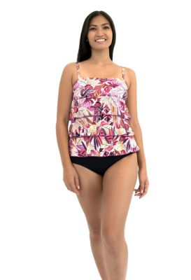 Fit 4 Ur Tummy Kapalua MASTECTOMY 3 Tier Bandeau Top