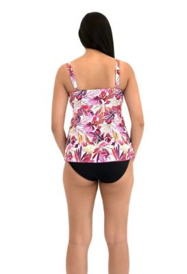 Fit 4 Ur D's & E's Kapalua Waterfall Bandeau Top