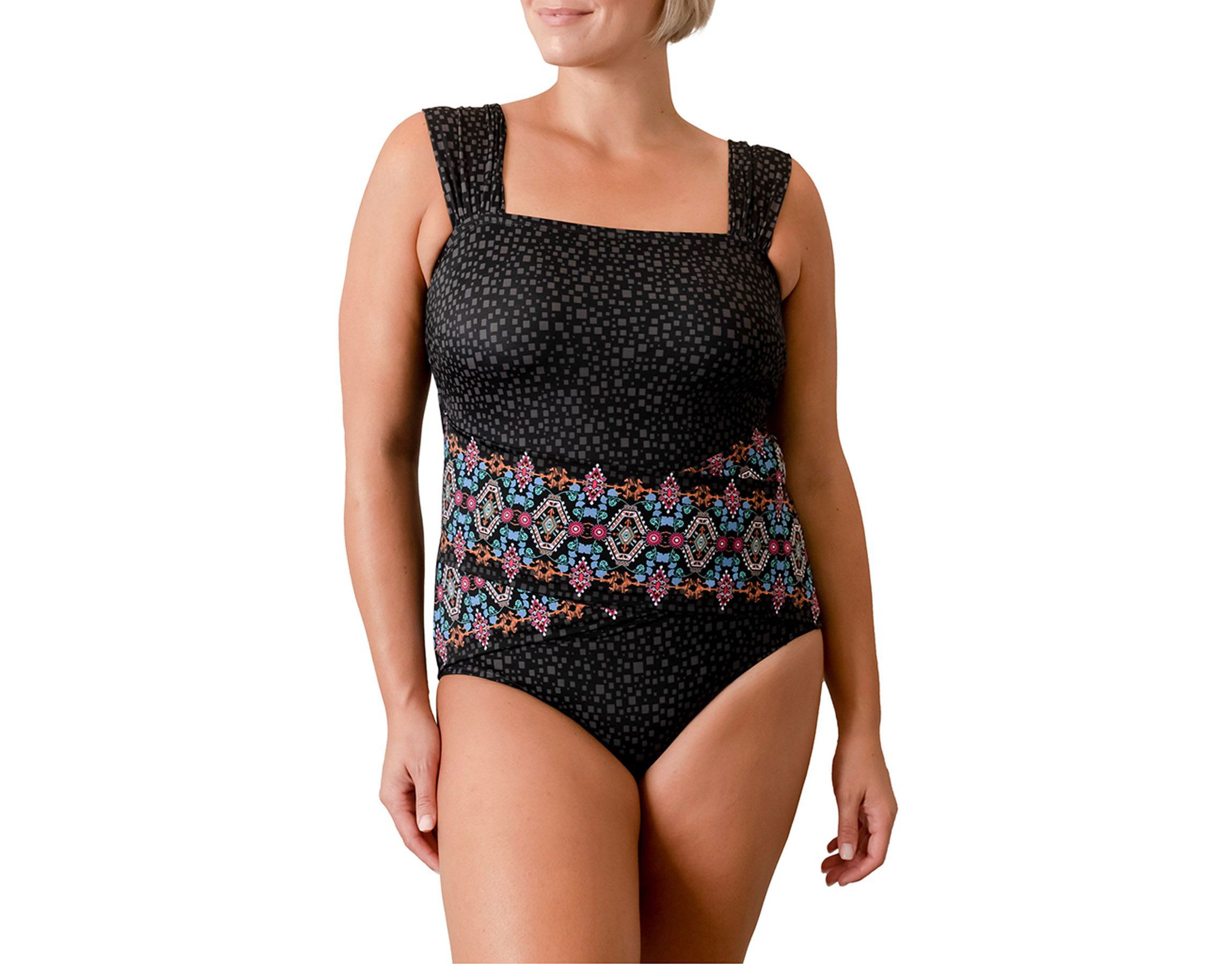 PLUS CROSSED BANDEAU GLAMOUR 1 PIECE