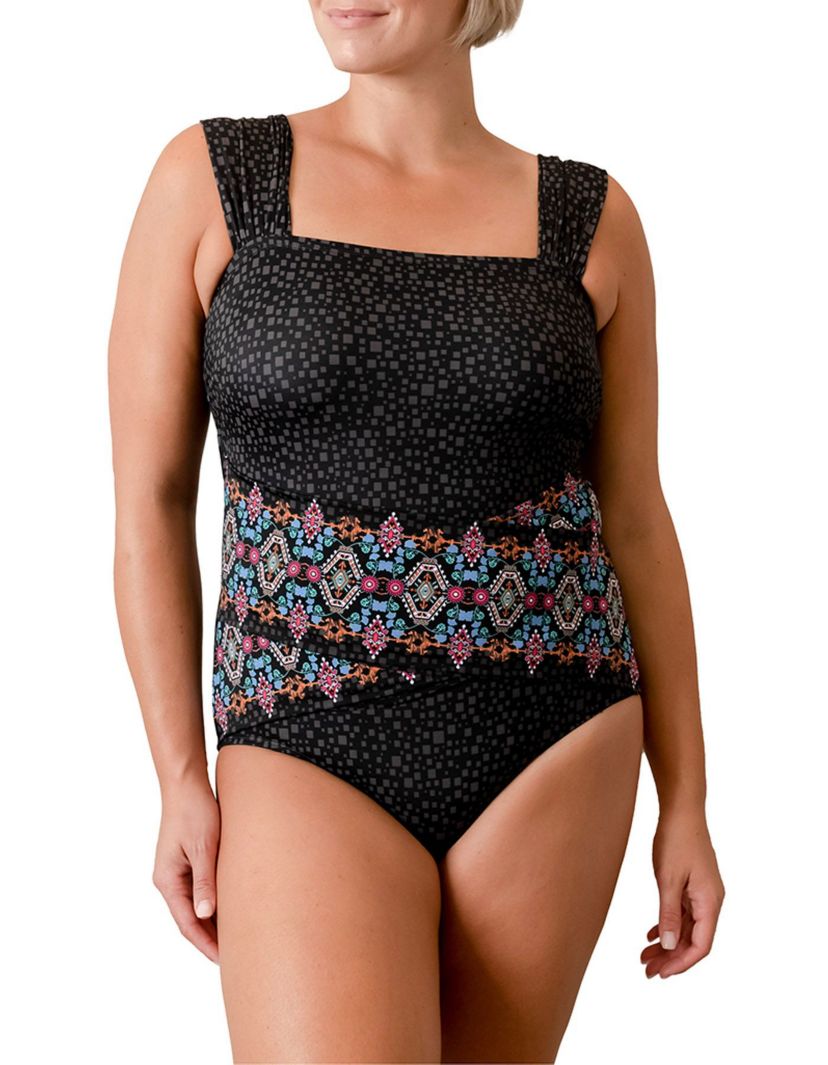 PLUS CROSSED BANDEAU GLAMOUR 1 PIECE