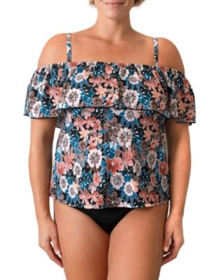 PLUS MOONSHADOW OFF THE SHOULDER C-CUP TOP