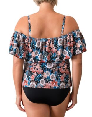 PLUS MOONSHADOW OFF THE SHOULDER C-CUP TOP