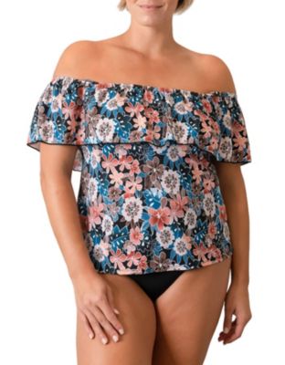 PLUS MOONSHADOW OFF THE SHOULDER C-CUP TOP