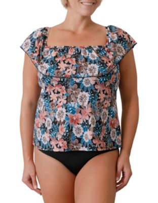 PLUS MOONSHADOW OFF THE SHOULDER C-CUP TOP