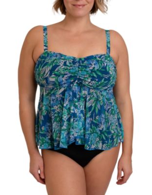 Fit 4 Ur Tummy Tango Mesh Bandeau Flyaway Top 