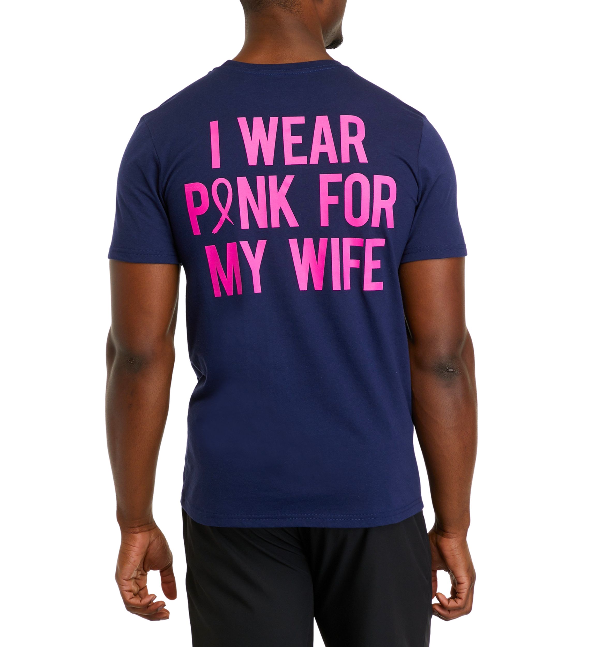 Short Sleeve Breast Cancer Awareness Graphic T-Shirt