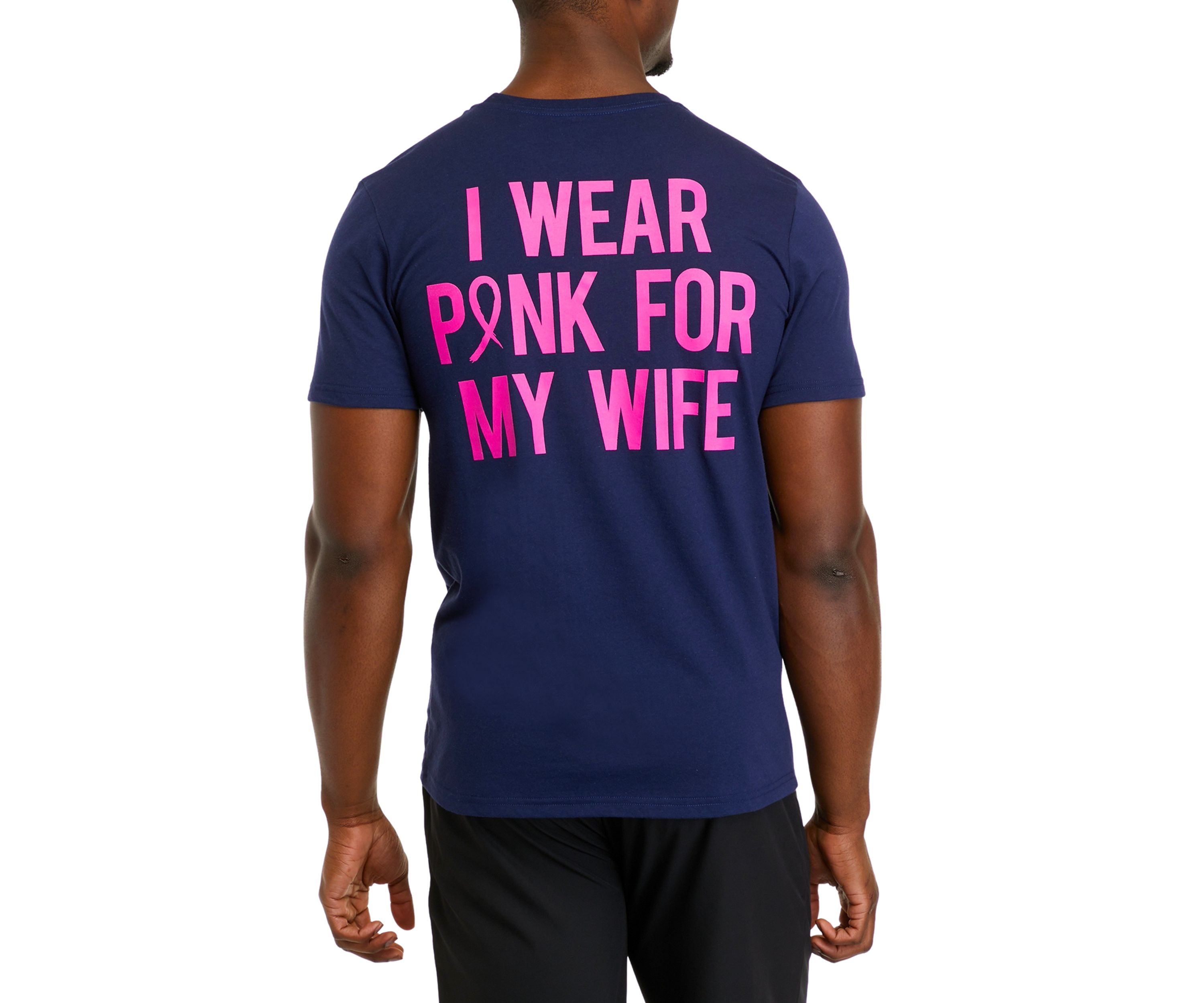 Short Sleeve Breast Cancer Awareness Graphic T-Shirt