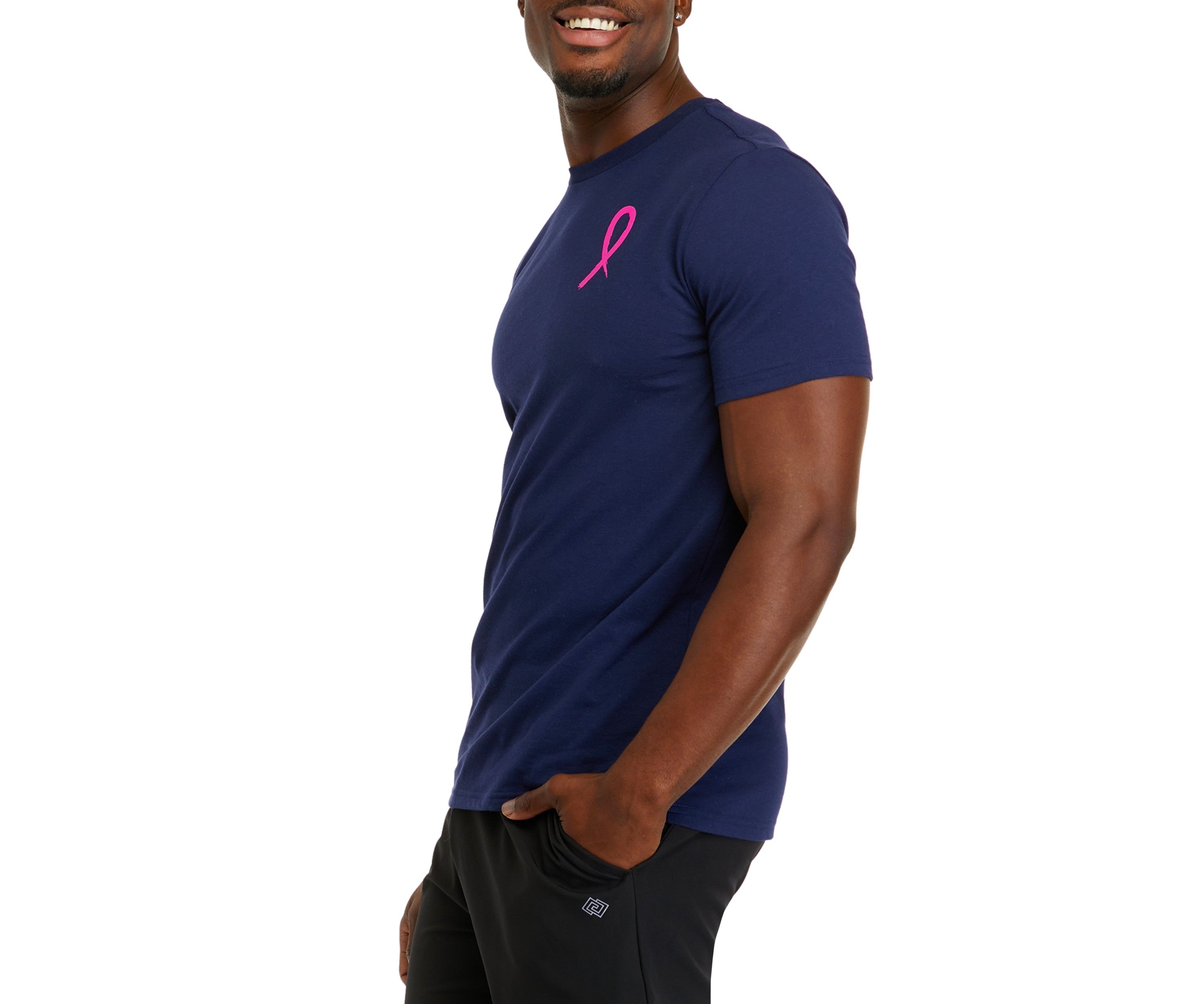 Short Sleeve Breast Cancer Awareness Graphic T-Shirt