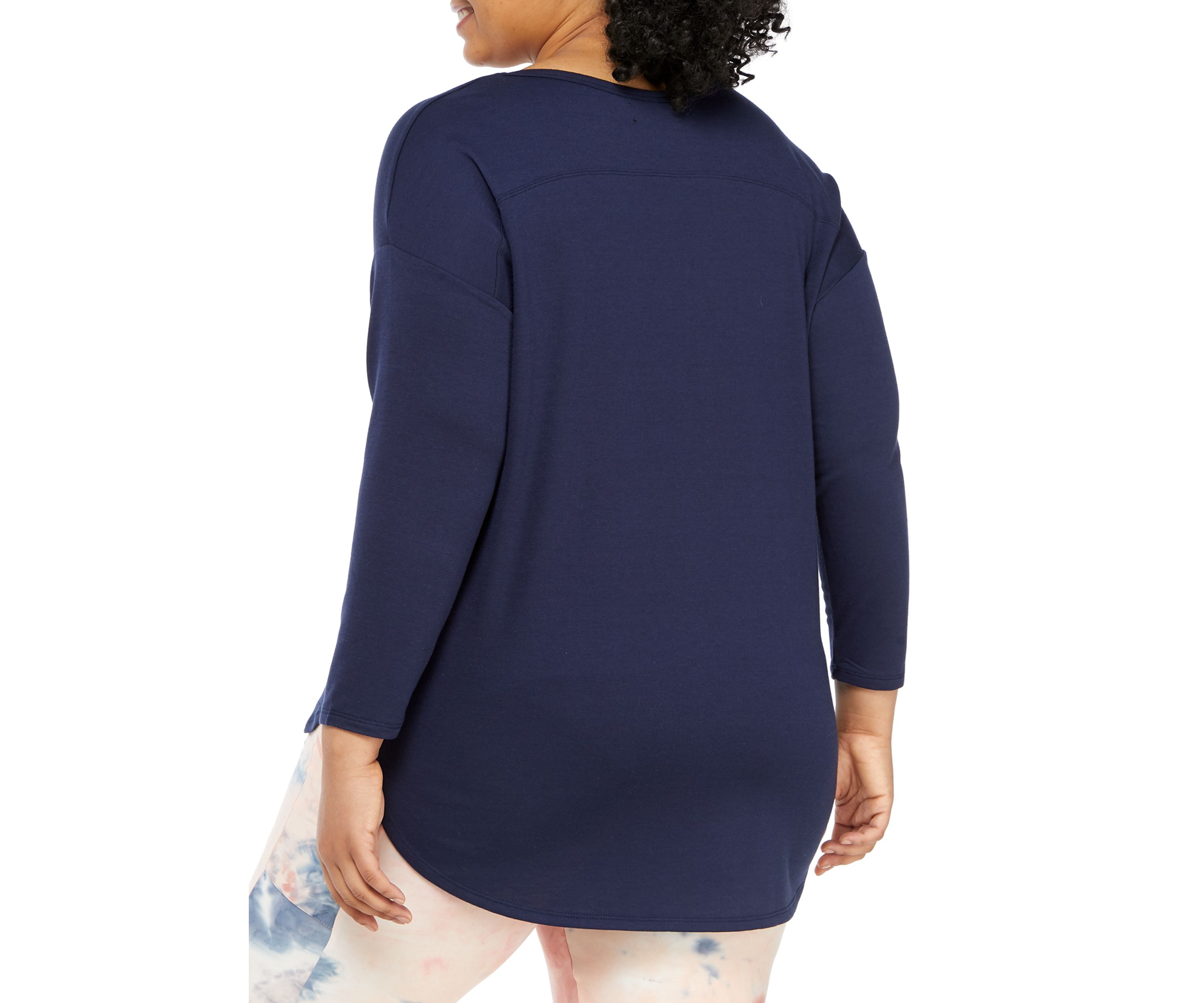 Studio Plus Size Long Sleeve Graphic Pullover