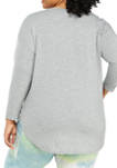 Studio Plus Size Long Sleeve Graphic Pullover