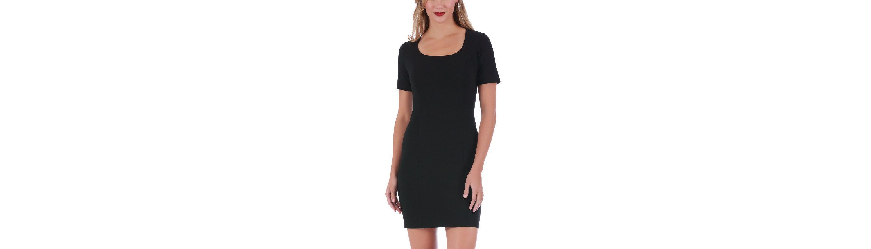 Square neck short dress