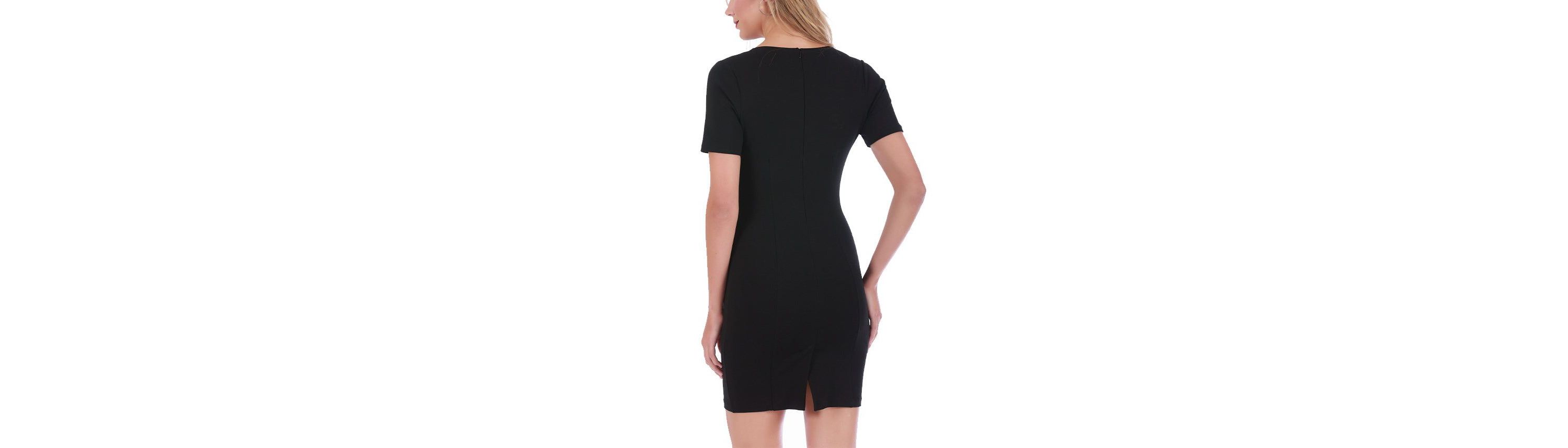 Square neck short dress