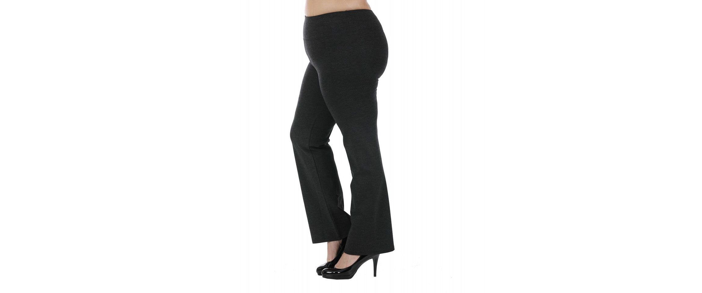 Elastic Waist Wide Leg Pant