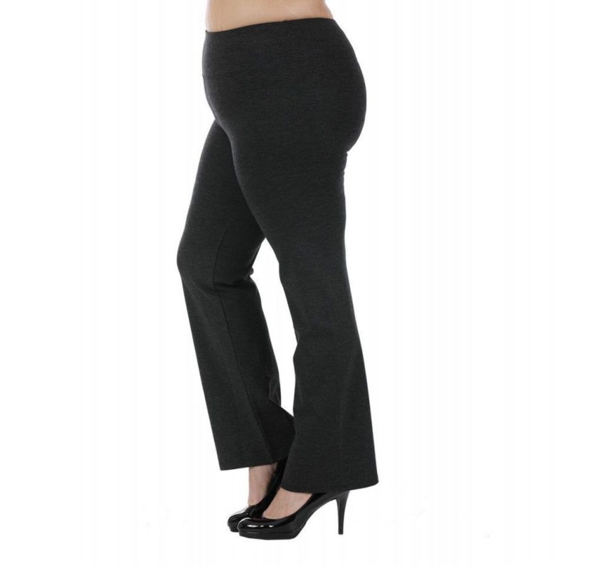 Elastic Waist Wide Leg Pant