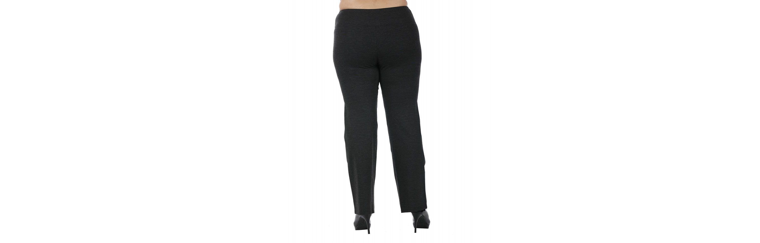 Elastic Waist Wide Leg Pant