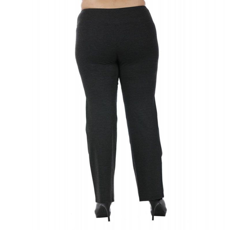 Elastic Waist Wide Leg Pant