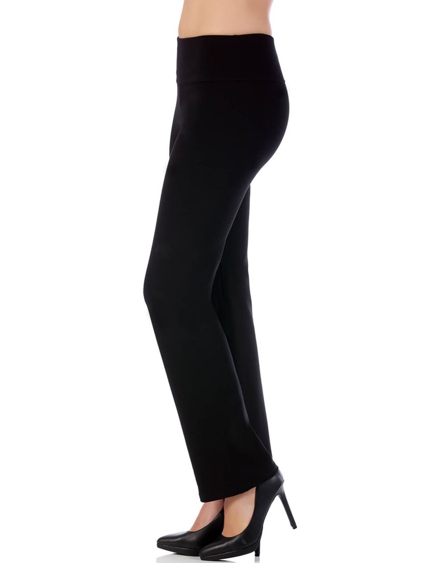 Elastic Waist Wide Leg Pant