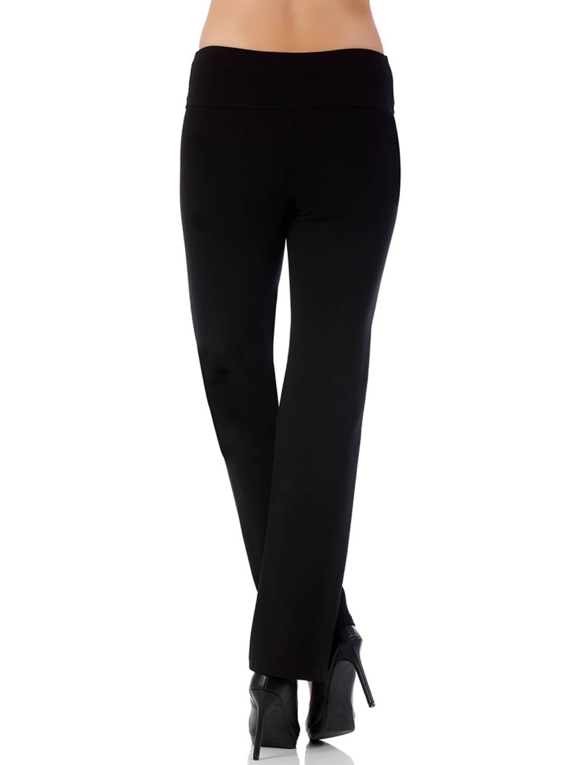 Elastic Waist Wide Leg Pant