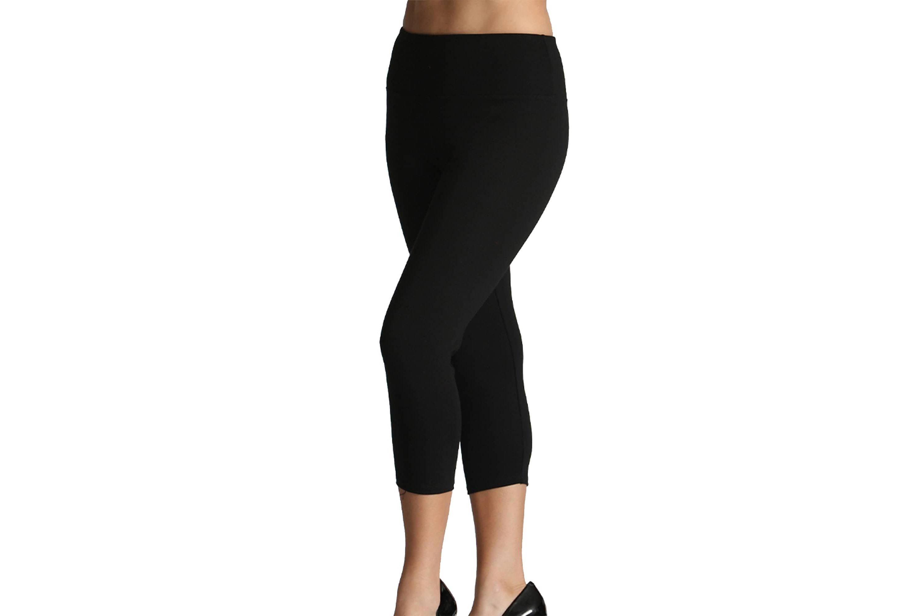 Plus Size Casual Cropped Leggings