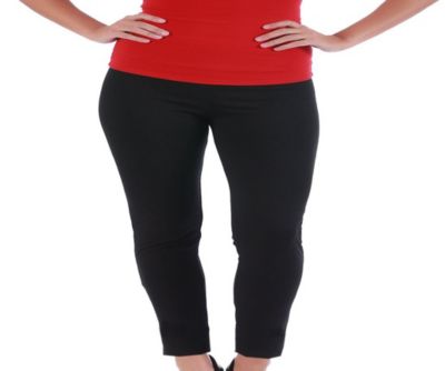 InstantFigure Women's Plus Size All Occasion Leggings, Black