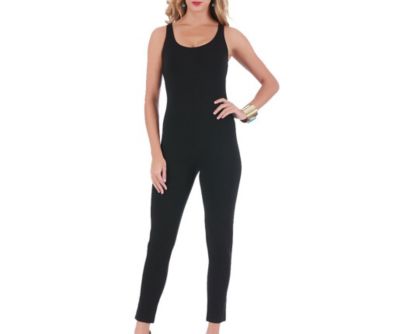 InstantFigure Women's Empire waist full length bodysuit