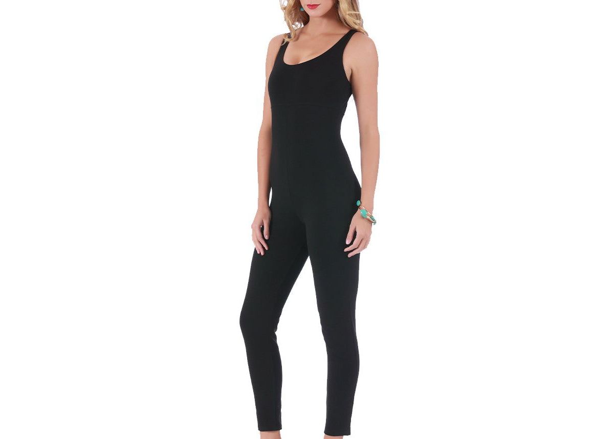 Empire waist full length bodysuit