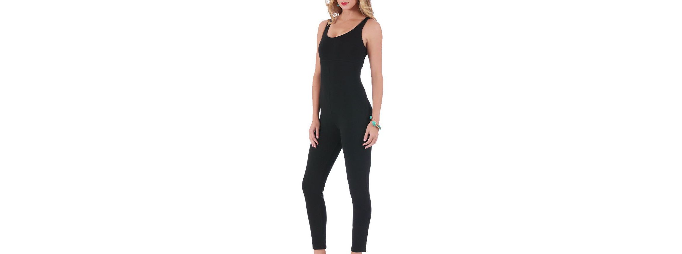 Empire waist full length bodysuit