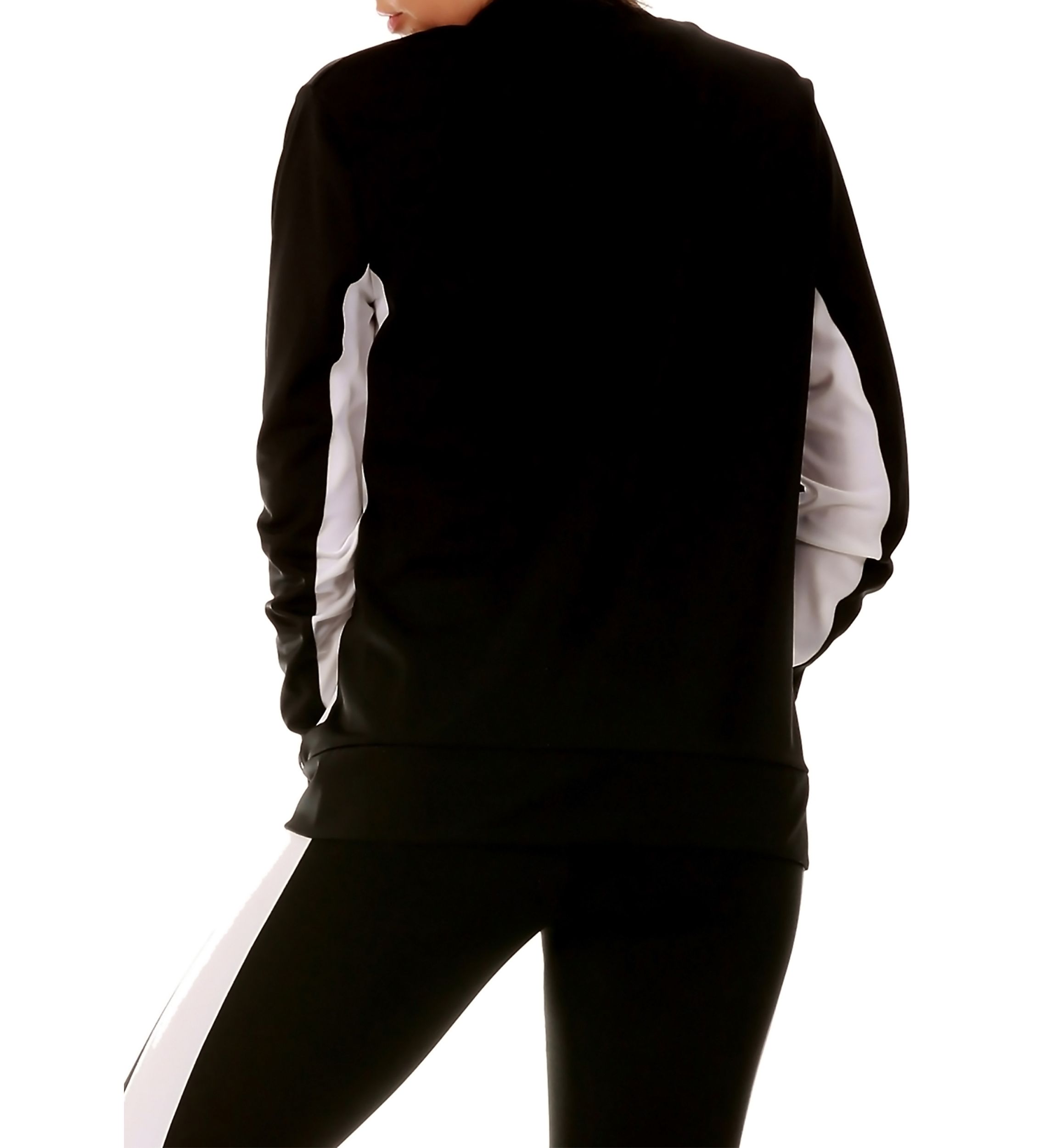 Color Block Zip-up Jacket