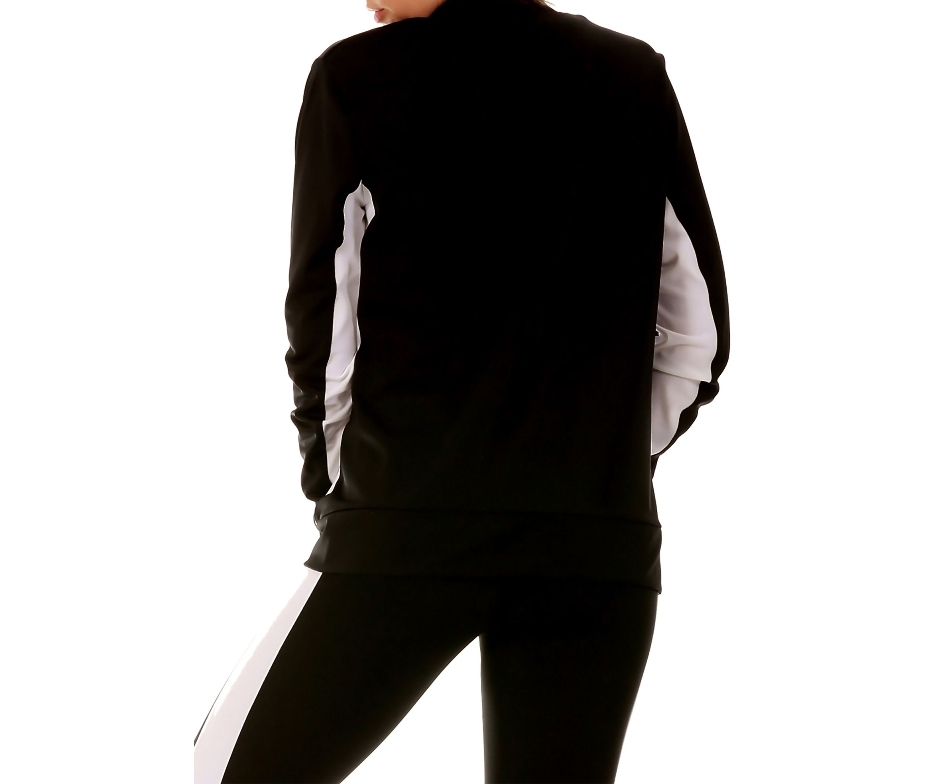 Color Block Zip-up Jacket