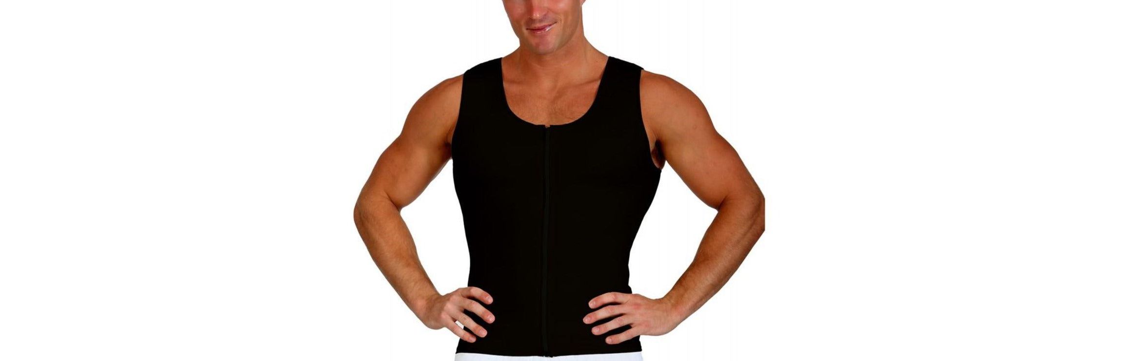 Men Compression Front Zip Vest