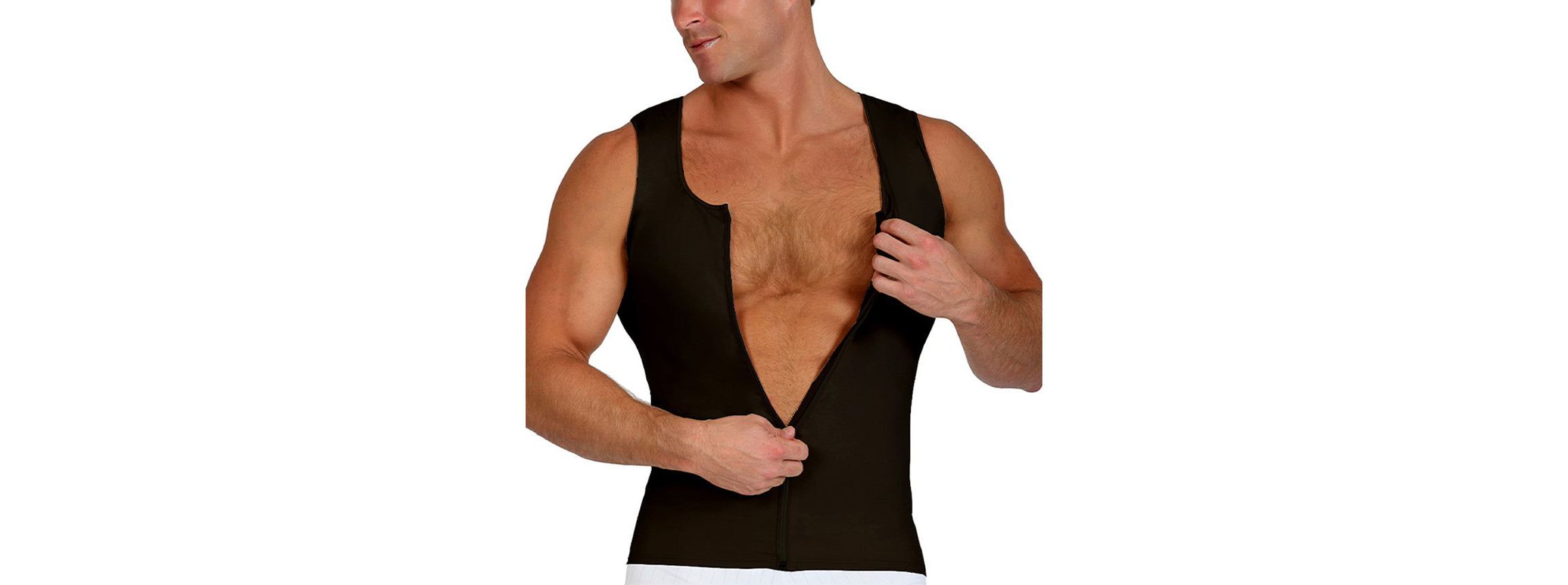 Men Compression Front Zip Vest