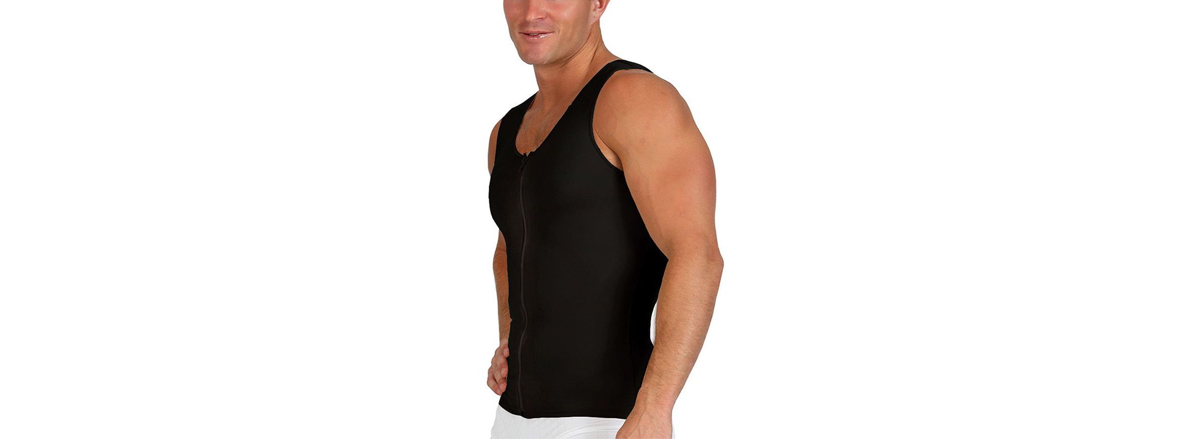 Men Compression Front Zip Vest