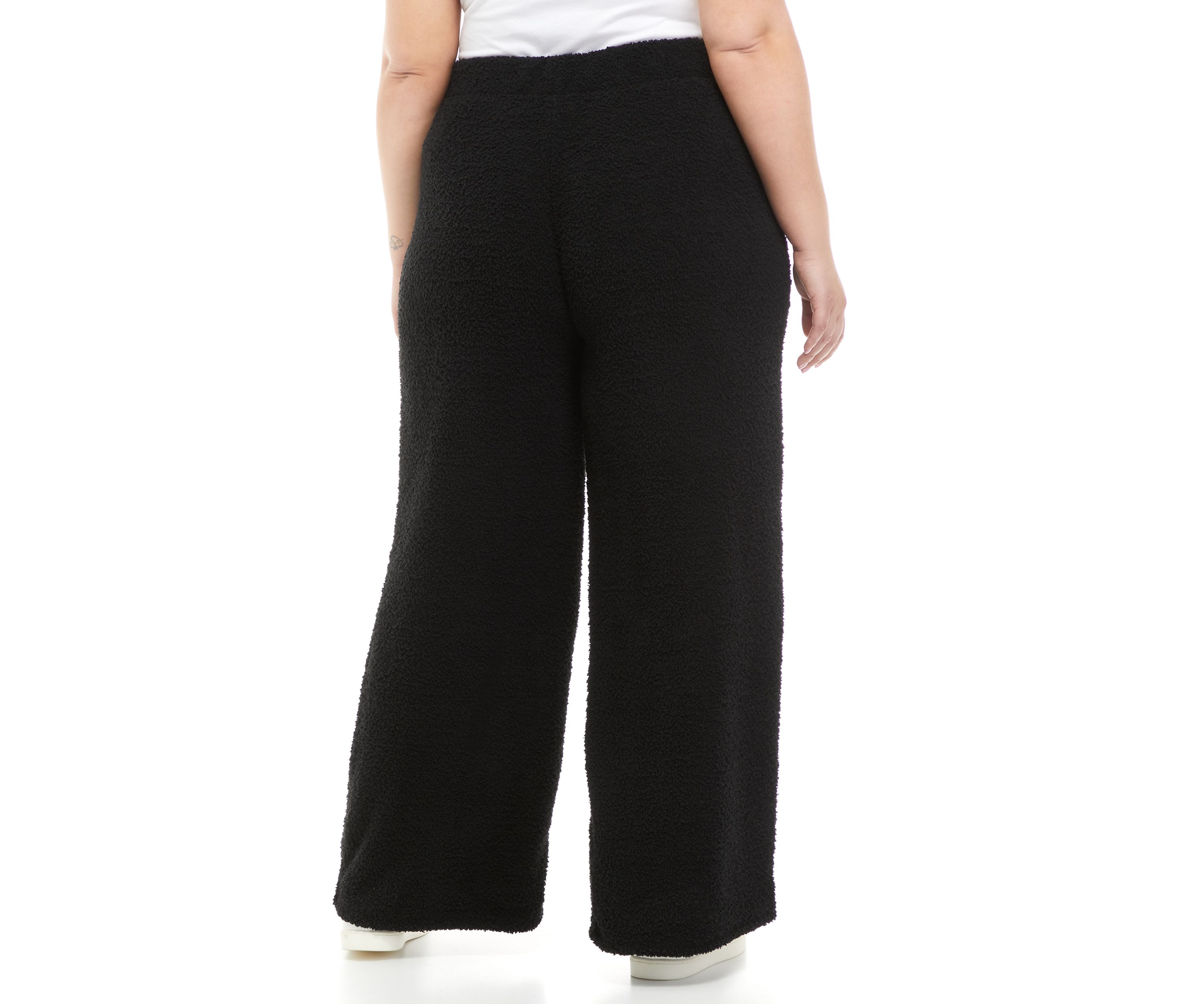 Plus Size Pull On Wide Leg Pants