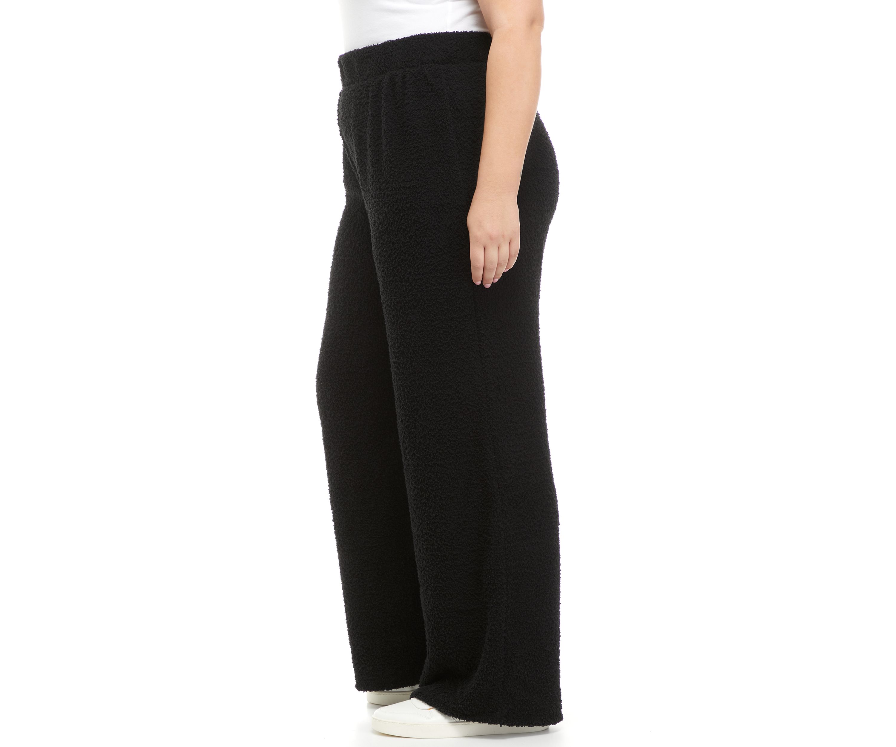Plus Size Pull On Wide Leg Pants