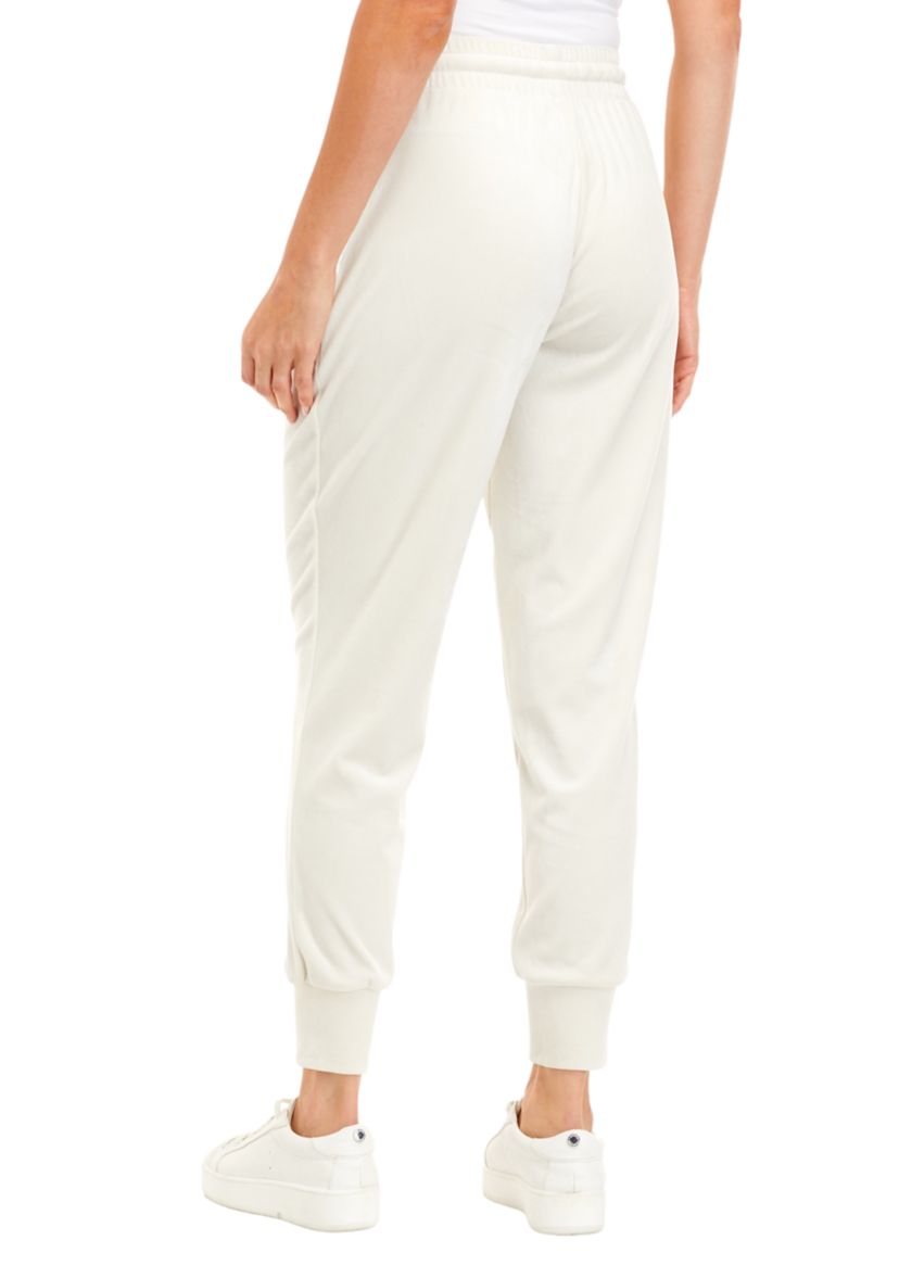 Womens Washed Velour Joggers