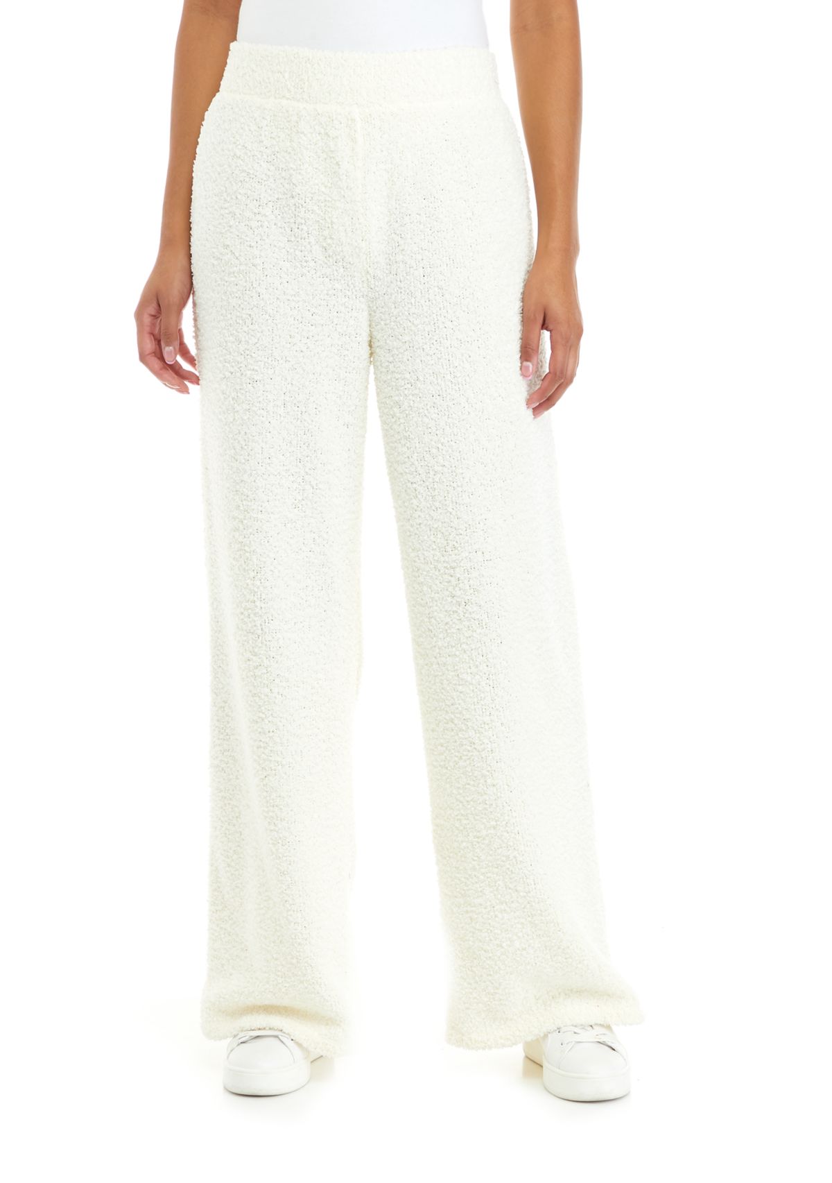 Womens Cozy Wide Leg Pants
