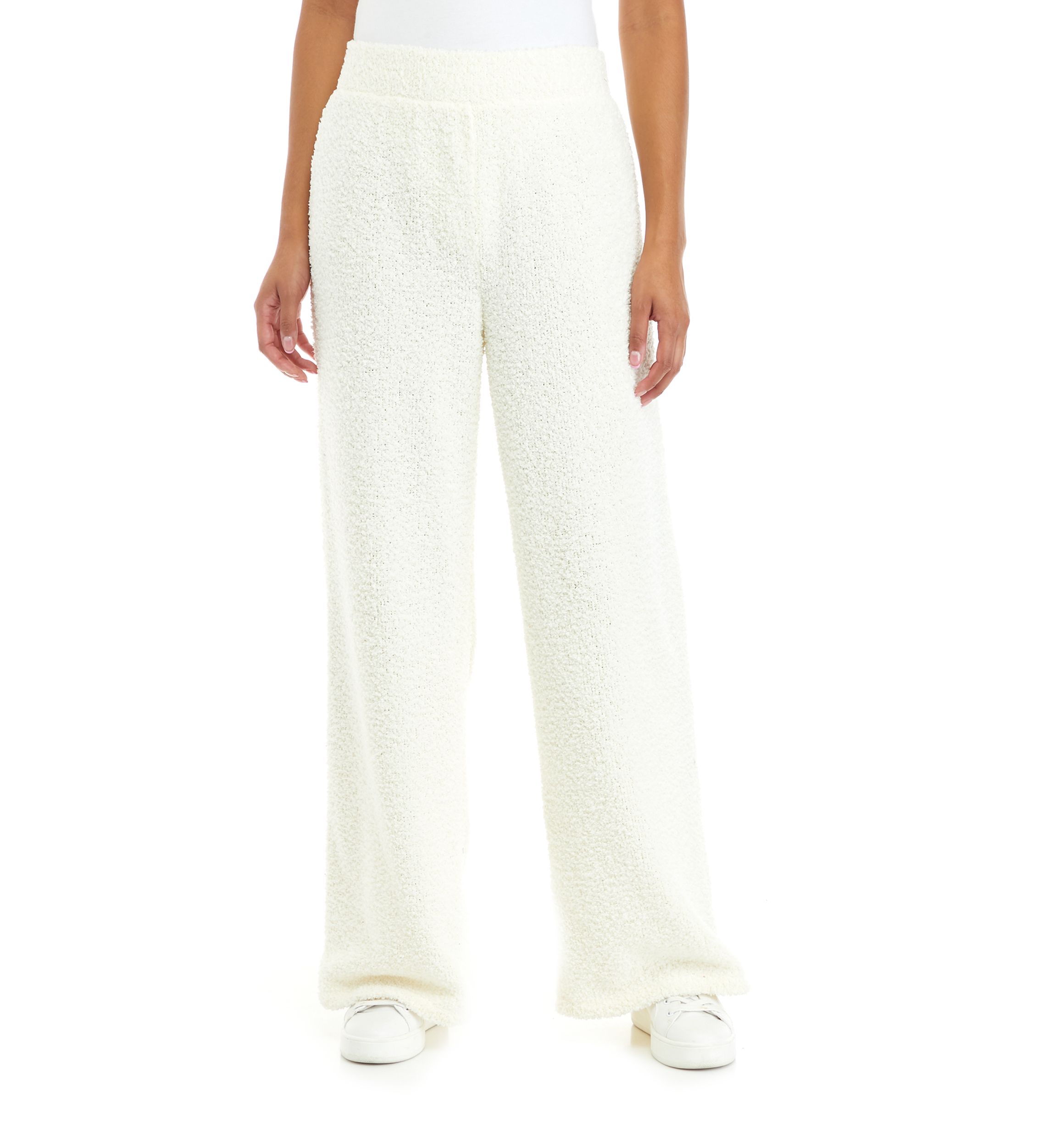 Womens Cozy Wide Leg Pants