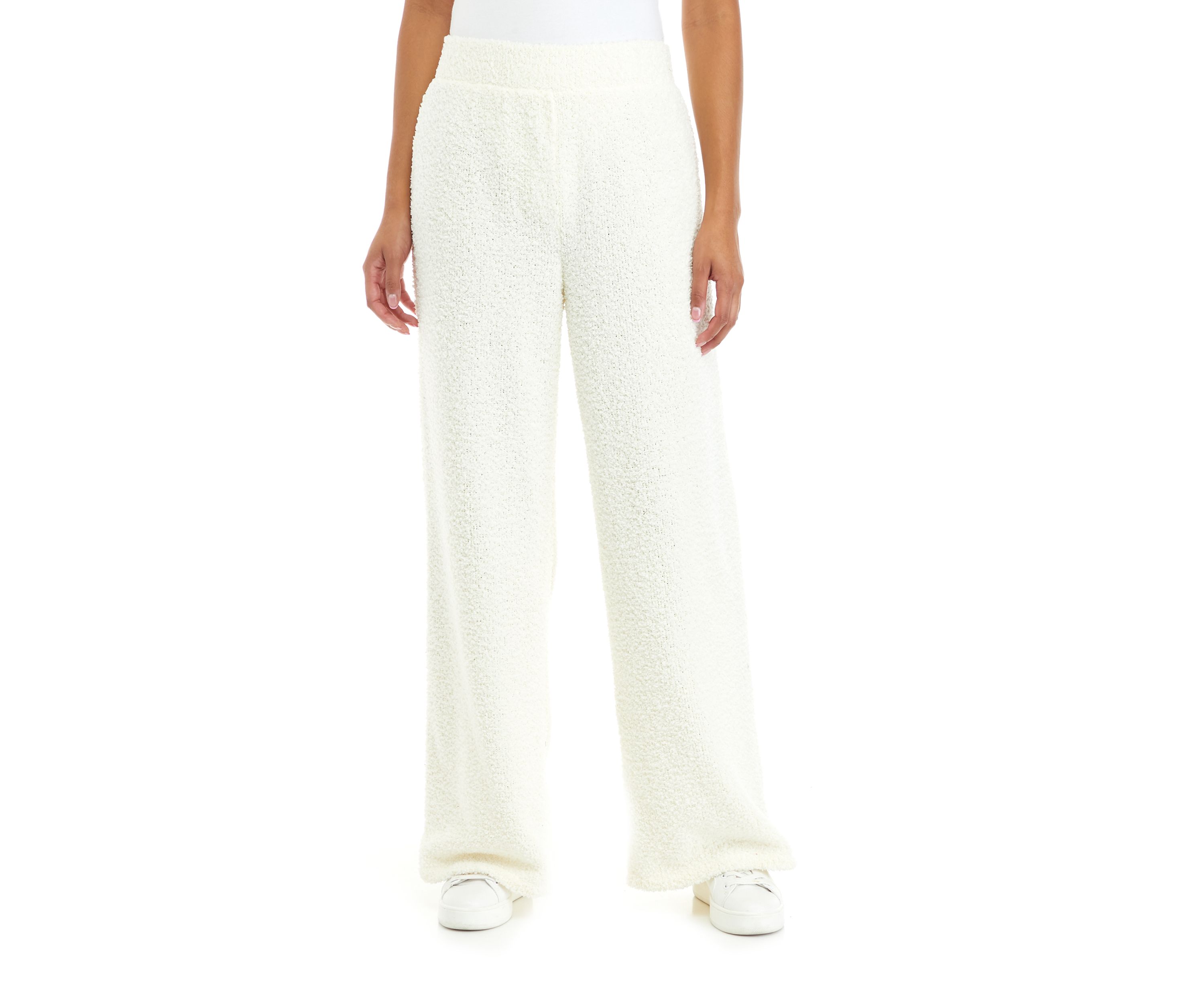 Womens Cozy Wide Leg Pants