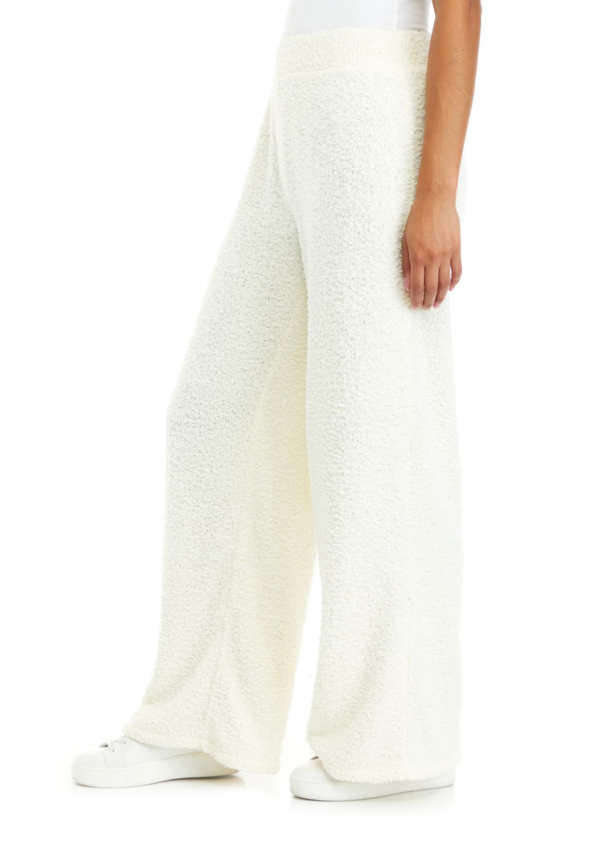 Womens Cozy Wide Leg Pants