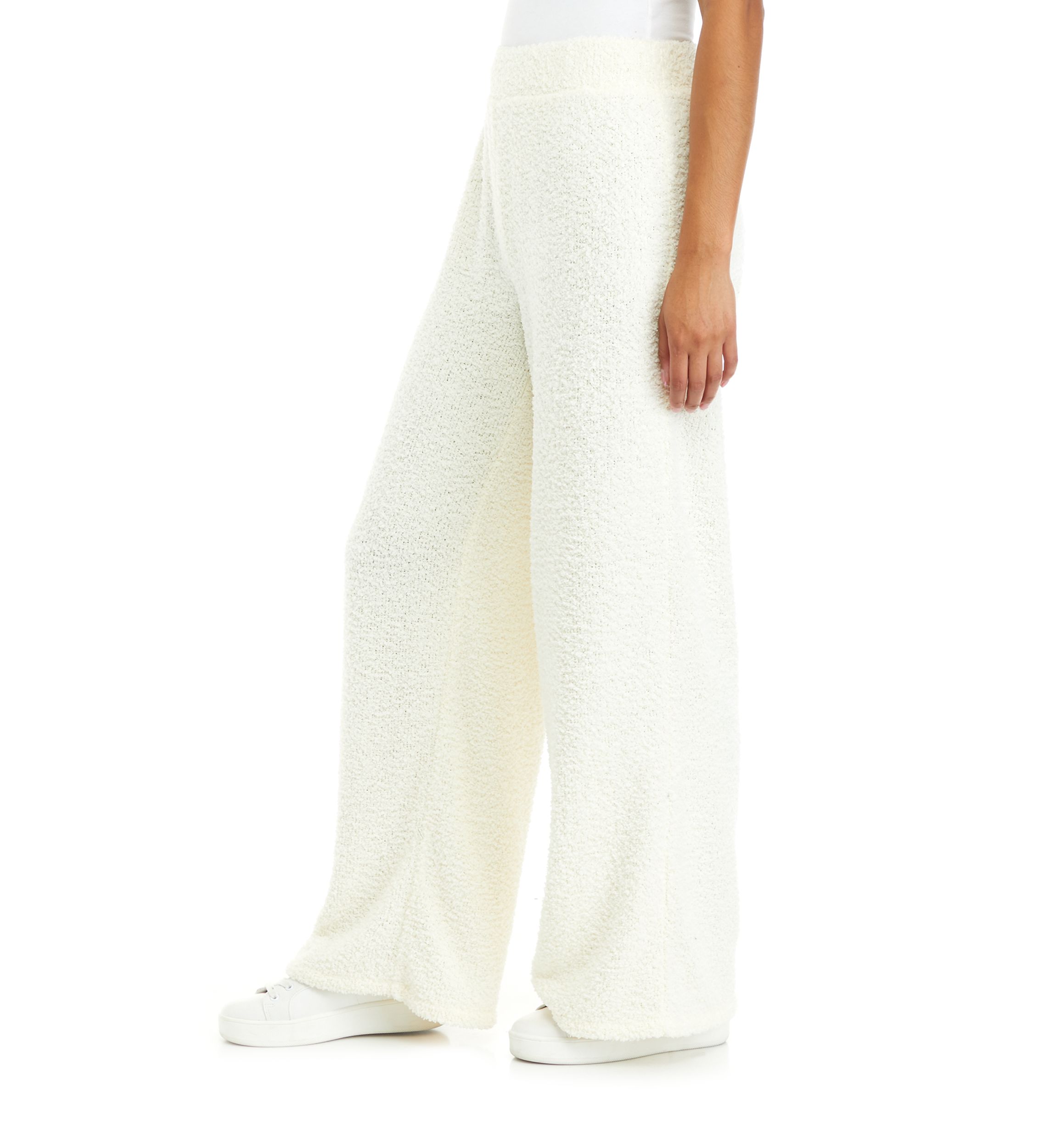 Womens Cozy Wide Leg Pants