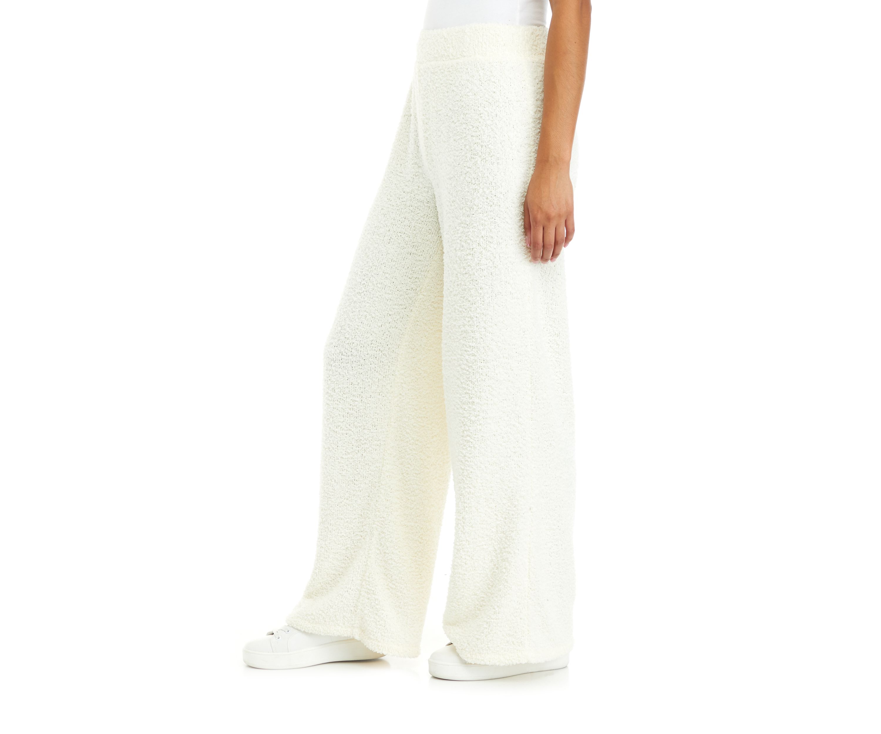 Womens Cozy Wide Leg Pants