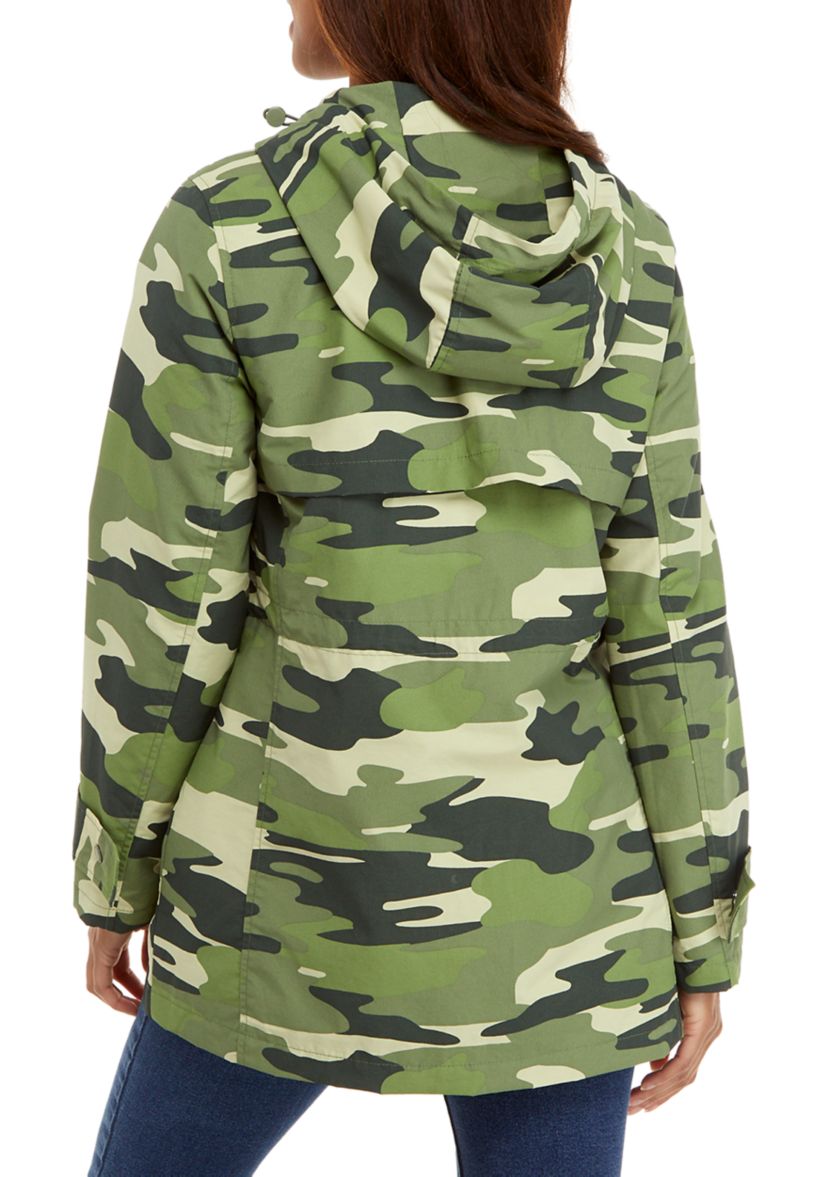 Womens Camouflage Anorak Jacket 