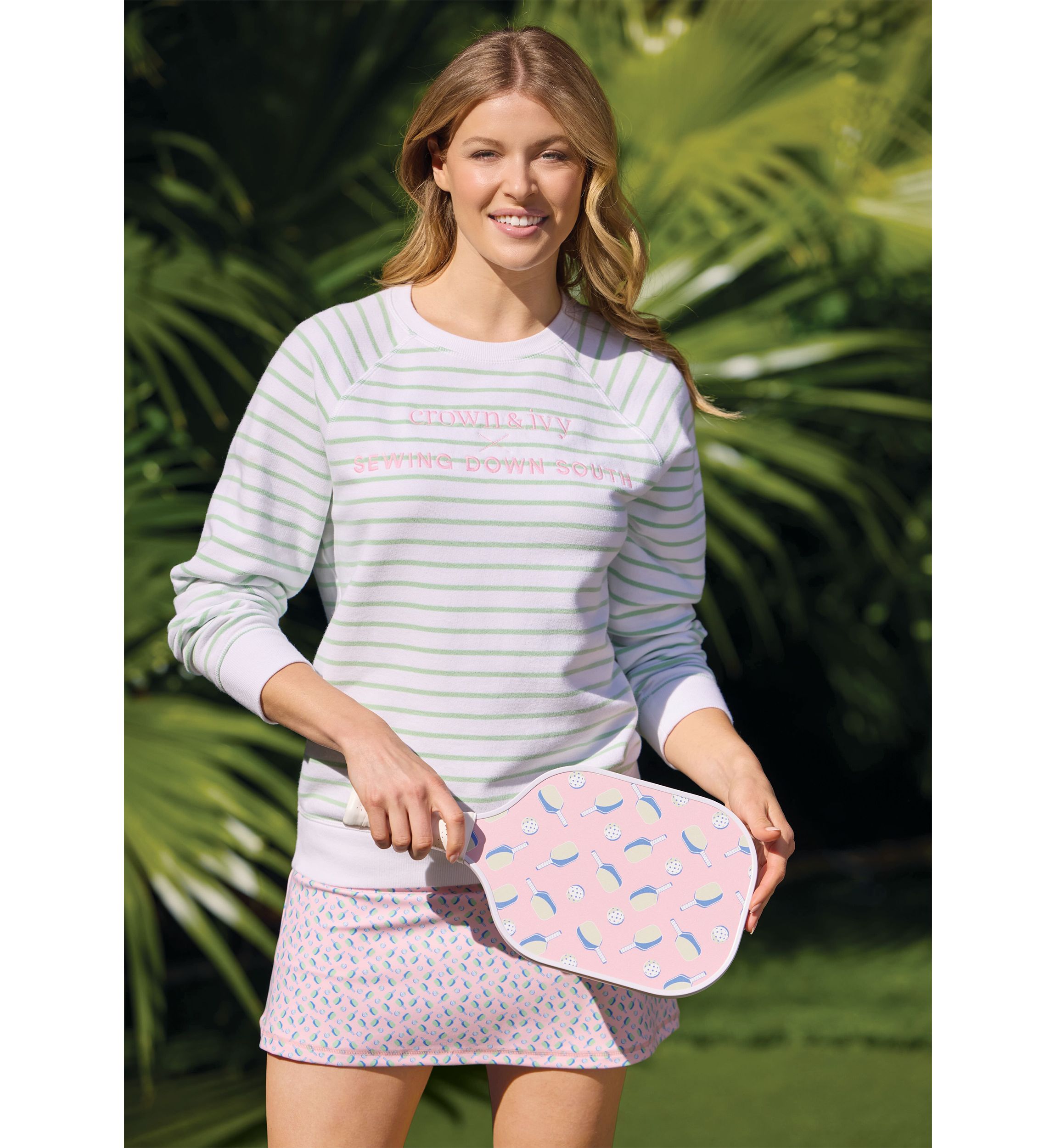 Sewing Down South x Crown & Ivy™ Womens Marthay Flounce Skort