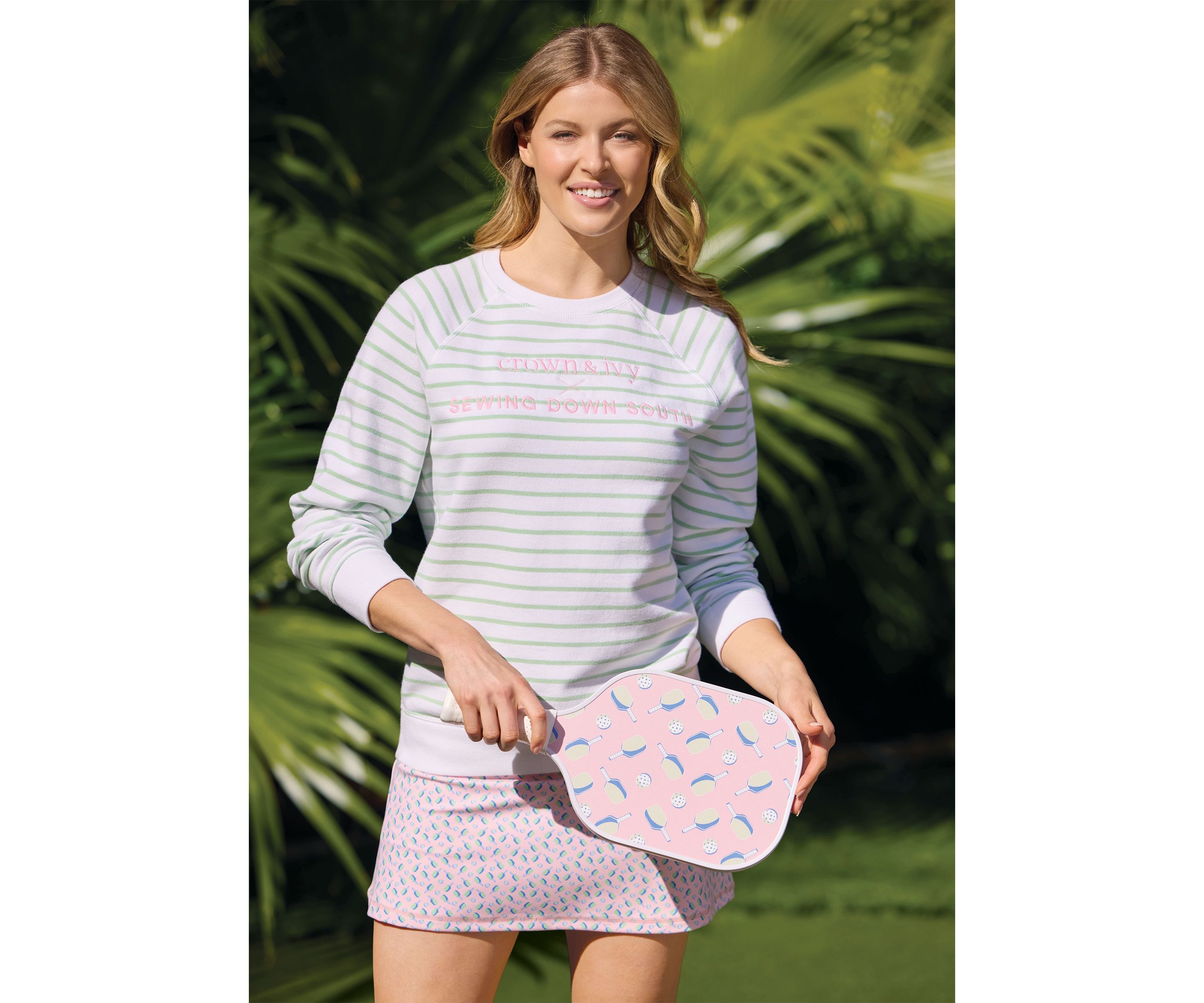 Sewing Down South x Crown & Ivy™ Womens Marthay Flounce Skort