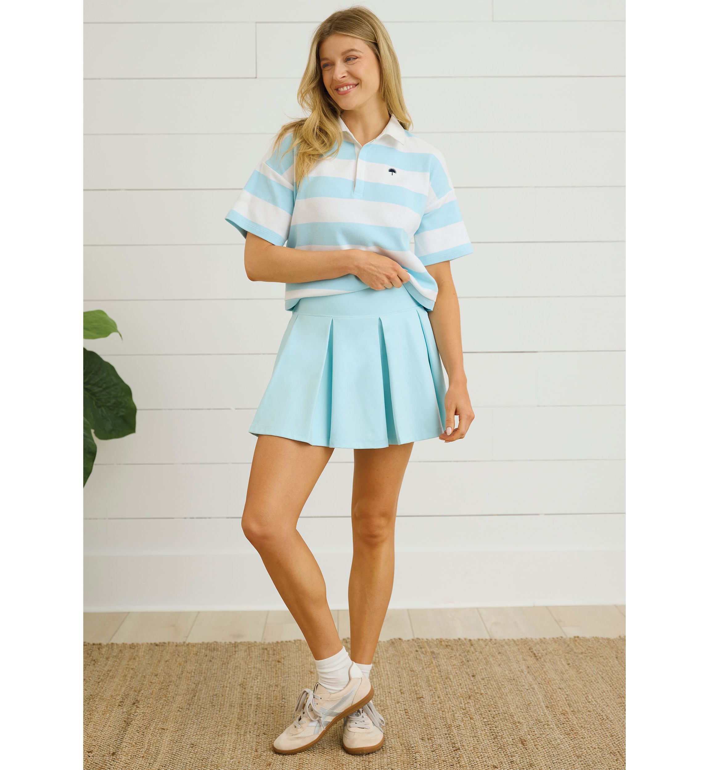 Sewing Down South x Crown & Ivy™ Ashley Box Pleat Skort